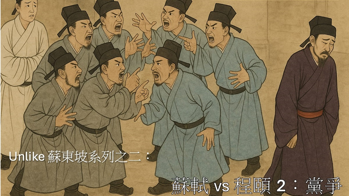 Unlike 蘇東坡系列2   蘇軾與程頤之二：黨爭
