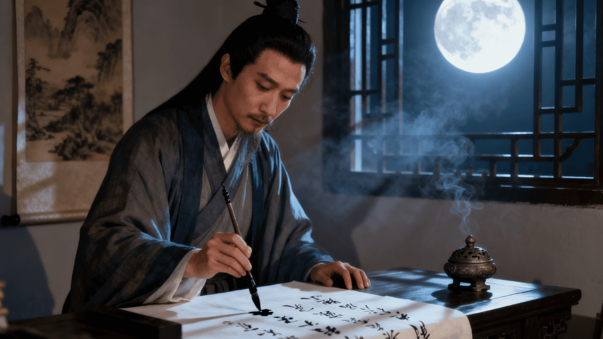 月光光，照地堂，中秋賞月作詩忙