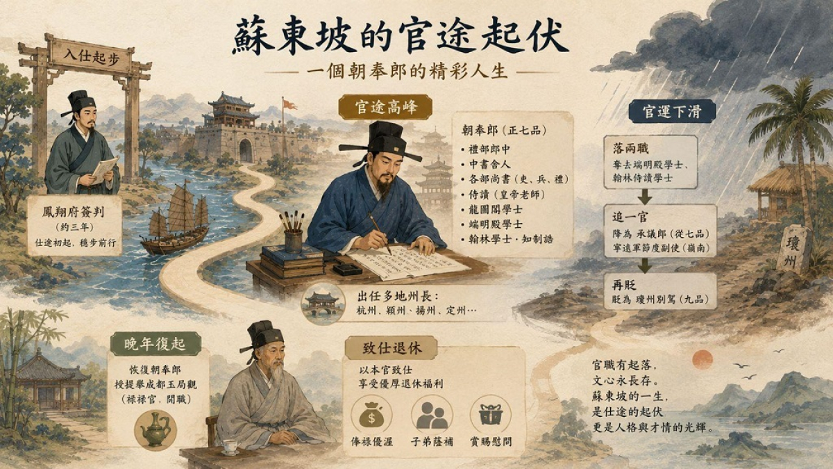 蘇東坡都當過哪些官？之三