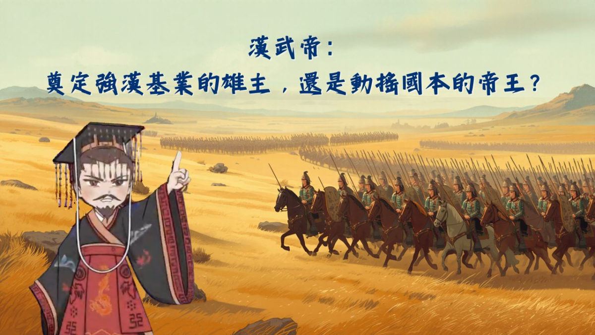漢武帝：奠定強漢基業的雄主，還是動搖國本的帝王？